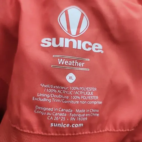 Sunice Weather 1/4 Zip Golf Pullover Men's XL Orange Waterproof Active Mock Neck - Picture 5 of 6